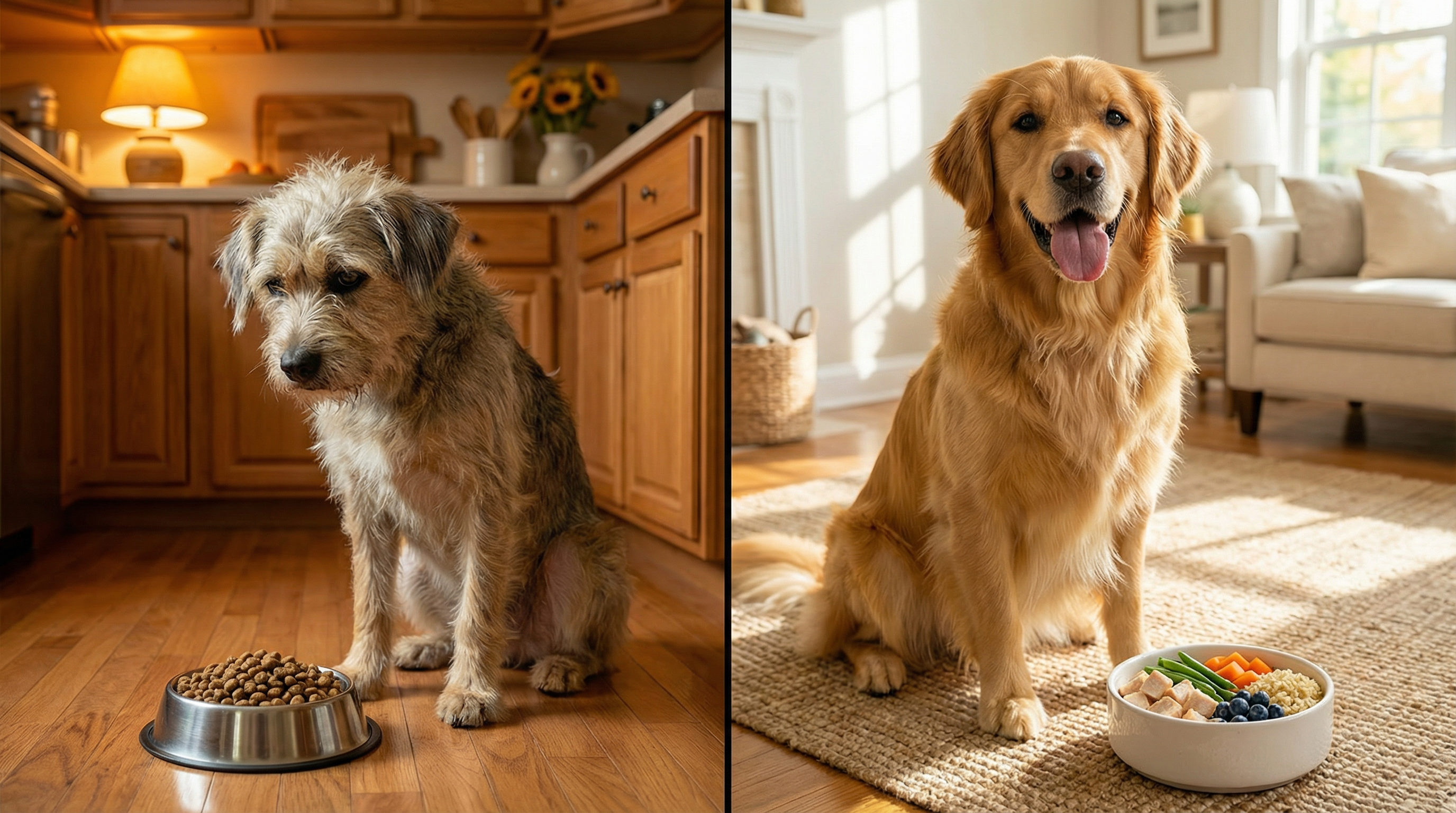 Alimentation naturelle et saine pour améliorer la santé du chien